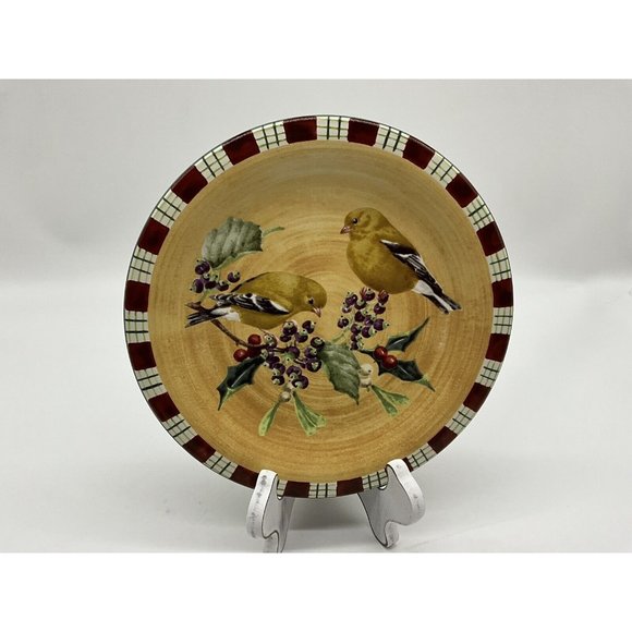 LENOX Winter Greetings Goldfinch Everyday by Catherine McClung Salad Plate - Picture 8 of 16